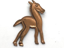 Copper Horse Pin Pony 1950s-60s VTG - $1.34 CAD