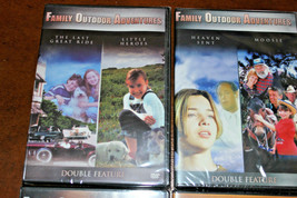 New Sealed 4 Double Feature Dvd Lot Family Outdoor Adventures Total 8 Movies - £11.76 GBP