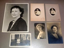 Virginia May Howe Fifield (6) Antique Photos &amp; Mother Mary Howe - Patten, Maine - £81.62 GBP
