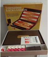 Tournament Backgammon Vintage Board Game by Milton Bradley 1973 Edition ... - £17.45 GBP