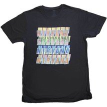 Nirvana Repeat Black Official Tee T-Shirt Mens Unisex - £24.93 GBP