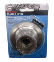 Danco 10313 Universal Flange &amp; Nipple Brushed Nickel - $5.86