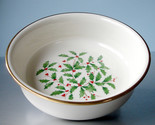 Lenox Holiday Dimension Small Fruit Dessert Bowl Holly 1stQuality USA New - $435.73 MXN
