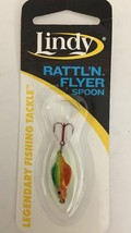 Lindy Rattl&#39;n Flyer Spoon/Techni-Glo Fire Tiger-1/16 oz FJ079-RARE-SHIP N 24 HRS - £3.04 GBP