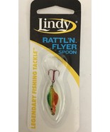 Lindy Rattl&#39;n Flyer Spoon/Techni-Glo Fire Tiger-1/16 oz FJ079-RARE-SHIP ... - €3,54 EUR
