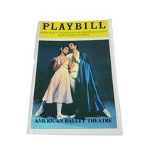 Vintage 1980s American Ballet Theatre Playbill Miami Theatre Cigarette A... - £10.27 GBP