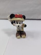 Vintage Disney Japan Minnie Mouse Ceramic Figurine Listening Binoculars ... - $8.88