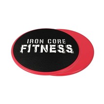 2 x Dual Sided Gliding Discs Core Sliders by Iron Core Fitness | Ultimate Core T - £13.58 GBP