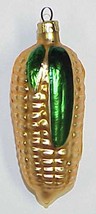 Vintage Glass CORN Christmas Ornament - Germany - £7.83 GBP