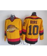 Canucks #10 Pavel Bure Jersey Old Style Uniform Yellow - $49.00