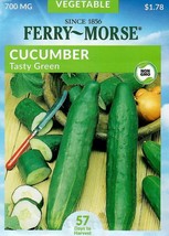 GIB Cucumber Tasty Green Vegetable Seeds Ferry Morse  - $10.00