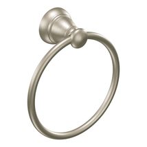 Moen Y2686BN Banbury Hand Towel Ring, 0.4, Brushed Nickel - $32.17