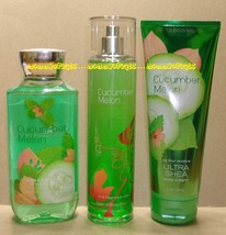 Cucumber Melon Bath and Body Works Fragrance Mist Body Cream Shower Gel - £25.95 GBP
