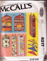 Vintage 1978 CLOSET ACCESSORIES McCall&#39;s Pattern 6217-s  UNCUT - £7.86 GBP