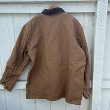 Vintage Wrangler Big Ben Chore Barn Jacket Blanket Lined Canvas Mens Sz 44 - £99.52 GBP