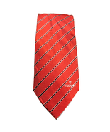 Suzuki Name Logo Promo Men&#39;s Red Black Silver Multi Striped Neck Tie Rar... - $28.52 CAD