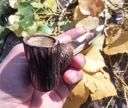 Wooden pipe, Handmade pipe, Pipe,  Artisan Crafted,  Hand carved pipe - £38.49 GBP
