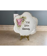 Saji Japan 50th Golden Anniversary 8&quot; Dish Plate - $10.72 CAD