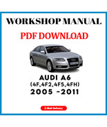 AUDI A6 2005 2006 2007 2008 2009 2010 2011 SERVICE REPAIR Workshop Manual - £6.19 GBP