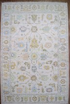 Over Size 12x18Ft  White Washout colourful Turkish wool Carpet, Oushak Area Rug - £2,822.98 GBP