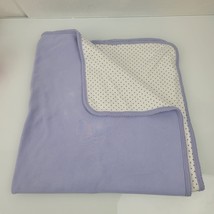 Baby Gap Lavender White Polka Dot Soft Cotton Infant Girl Blanket - £47.41 GBP