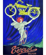 18222.Decor Poster.Wall art.Vintage Room home design.Redhead with motorc... - $17.10+