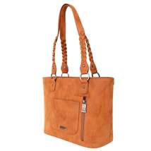 Tote Trinity Ranch Concealed Carry Purse Handbag Brown NEW image 2