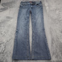 Vigoss USA Jeans Pants Womens 7 Blue Premium Mid Rise Flare Leg Casual Bottoms - £23.72 GBP
