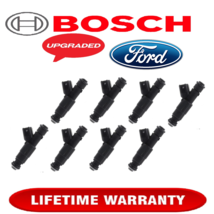 NEW UPGRADED OEM Bosch x8 4hole IVgen 19LB Fuel Injectors for 2011-2019 Ford 5.0 - £110.94 GBP