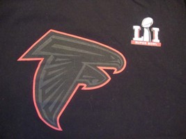NFL Atlanta Falcons Football Super Bowl LI Black T Shirt Size XL - £14.65 GBP