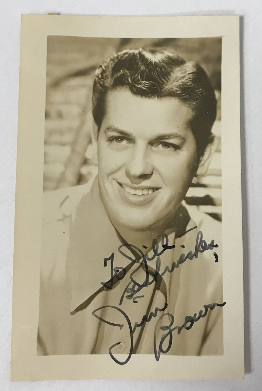Jim Ed Brown (d. 2015) Autographed Vintage 2.5x4 Photo - $15.00