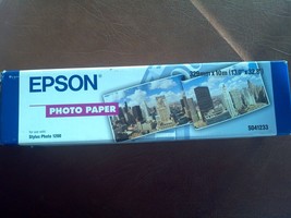 EPSON S041233 PHOTO PAPER 329mm x 10M ROLL stylus photo 1200 - £47.59 GBP