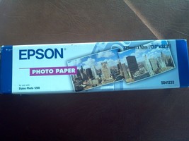 EPSON S041233 PHOTO PAPER 329mm x 10M ROLL stylus photo 1200 - £47.48 GBP