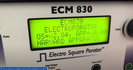 BTX ECM 830 Electroporator OS V2.04 with Platinum Tweezertrode Genetrodes - £3,874.20 GBP