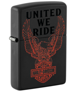 Zippo Lighter - Harley-Davidson® United We Ride Black Matte - 48983 - $49.06 CAD