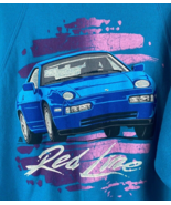 Vintage Jerzees Sweatshirt XL Red Line Street Racing Car Vehicle Hot Rod... - $63.51 CAD