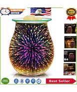 Compact 3D Fireworks Wax Melt Warmer - Ideal for Home &amp; Office Ambiance - $664.49 MXN