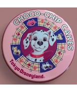 RARE Tokyo Disneyland 101 Dalmatians Choco-Chips Cakes Gift Metal Box 1998 - $45.50 CAD