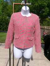 NWOT TALBOTS RED DOT WOOL BLEND BLAZER 4P - $29.99
