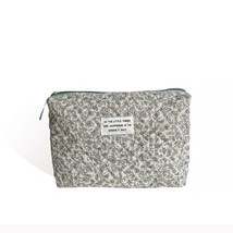 New Korean Quilted Make Up Bag Women Portable Toiletry Bags Large Cosmetic Pouch - £26.99 GBP