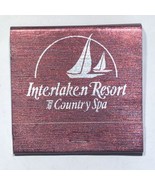 Interlaken Resort Country Spa Milwaukee Wisconsin Match Book Matchbox - £3.70 GBP