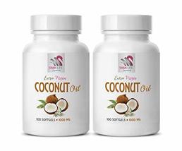 Coconut Oil Benefits for Skin - Coconut Oil 1000mg - Energy Booster and ... - $28.66