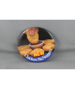 Vintage McDonalds Pin - New Chicken McNuggets - Celluloid Pin  - $15.00