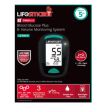 LifeSmart 2TwoPlus Blood Glucose Plus β-Ketone Monitoring System Kit - £72.96 GBP