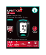 LifeSmart 2TwoPlus Blood Glucose Plus β-Ketone Monitoring System Kit - $94.38