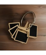 Crate &amp; Barrel Chalkboard Cheese Markers – 6 Reusable Labels for Enterta... - $307.90 MXN
