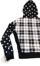 Champion Reverse Weave Hoodie Plaid Polka Dot Black White Small NWT image 7