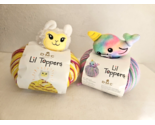 DMC Lil Toppers Childrens Knit Hat Yarn Kit Lot Purple Blue Narwhal Yell... - $29.70