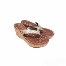 Sam Edelman Romy Thong Wedges Sandals Women&#39;s Size 8 - $38.22