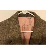 Harris Tweed Striped Herringbone Blazer Coat Jacket Mens Size 42 - $93.42 CAD
